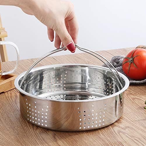 Skingwa Steamer Basket,Steamer Basket Insert for 6,8 Pots (Small hole)