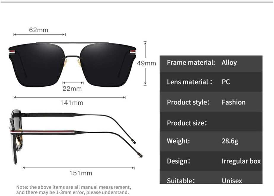 Men Women Sunglasses Metal Frame Retro Driving Sunglasses UV400