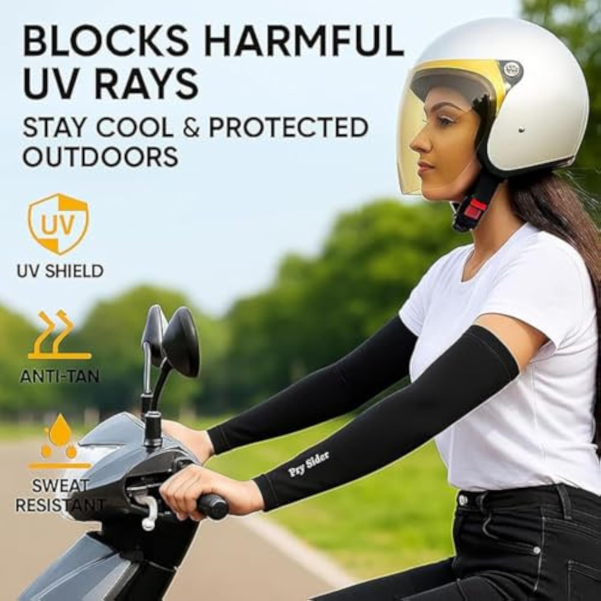 Pro-Rideer Hand Cover Arm Sleeves UV Protection