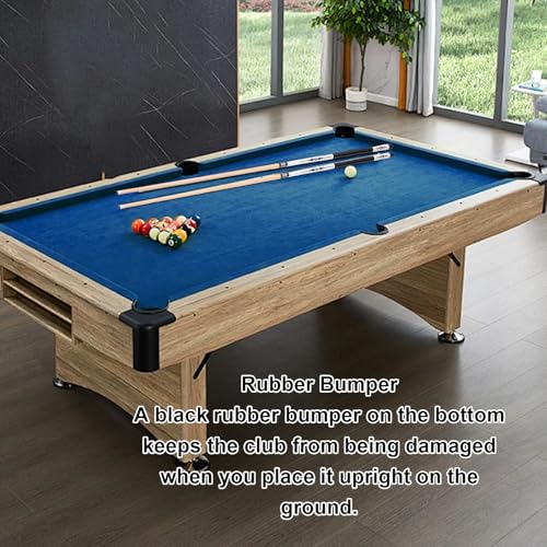 Taco de billar blanco de madera de arce con punta de 13mm miniatura 6