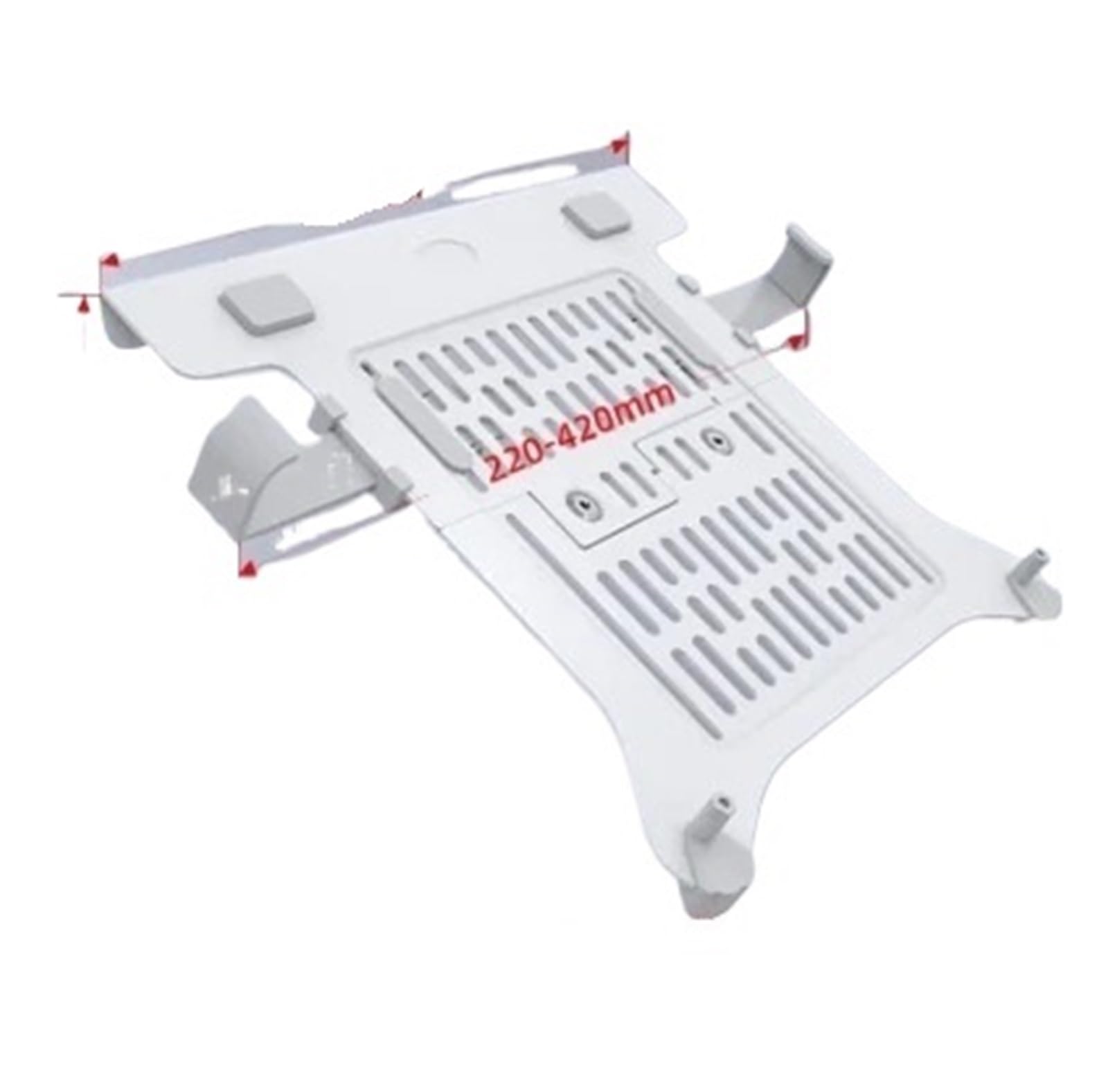 Support ordinateur portable FP-2 blanc idéal pour le télétravail et les petits bureaux
