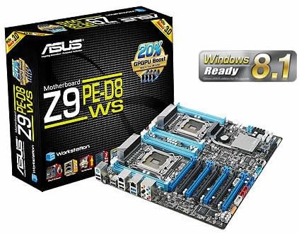 ASUS LGA2011 Intel C602 DDR3 1600 SATA III Motherboard Z9PE-D8 WS