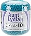 Bulk Buy: Aunt Lydia's Crochet Cotton Classic Crochet Thread Size 10 (3-Pack) Peacock 154-856