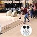 Wopgrty Mini Bowling Set, Home Bowling Ball Set, Indoor & Outdoor Bowling Alley Set with Lane, Bowling Pins & Ball Set, Full Bowling Alley Set for Family & Friends