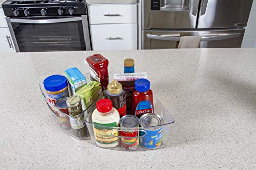 Kitchen Spaces Kscl2S6-Amz Corner Lazy Susan Pantry Organizer, 2 Pack, Clear #TOP3