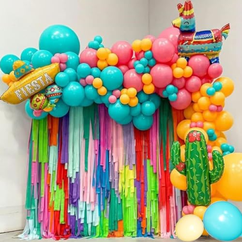 Image of MEBAY Rainbow Balloons Garland Arch Kit, 146Pcs 5 Assorted Color Latex Balloon Different Sizes 18 12 10 5 Inch for Gender Reveal Baby Shower Wedding Birthday Party Decoration
