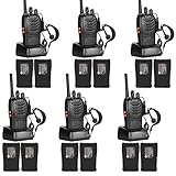 BaoFeng BF-88A Long Range BaoFeng Walkie Talkies for Adults with 12pcs 1500mah Batteries License Fre