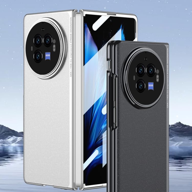 Image of MILLION CASES Back Cover Case for OnePlus Open Shockproof Protective Omni Shield Smart Flip Case for Men & Boys(White)