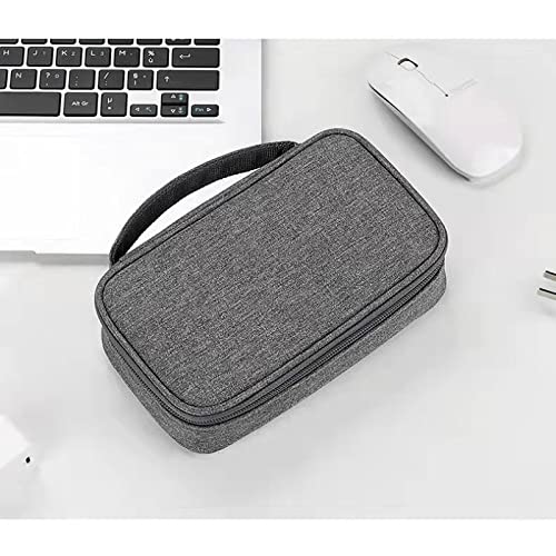 CRSUSUKJ Sac Électronique Multifonctionnel Sac Câble Portable Étanche,Rangement Accessoires Sacoche Organisateur Universelle pour Disque Dur, Objets,Clés USB,Disque Dur… – vue 4