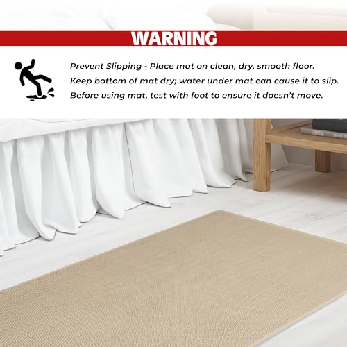 Cotton Paradise rutschfeste Badematten für Badezimmer, 100% Baumwolle, 50,8 x 86,4 cm, weich, saugfähig, schnell trocknend… – Ansicht 6