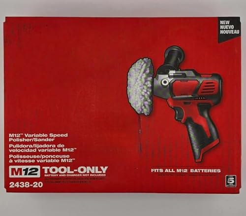 M12 Variable Speed Polisher Sander 2438-20 Cordless Brand New SEALED，Replacement for Milwaukee OEM