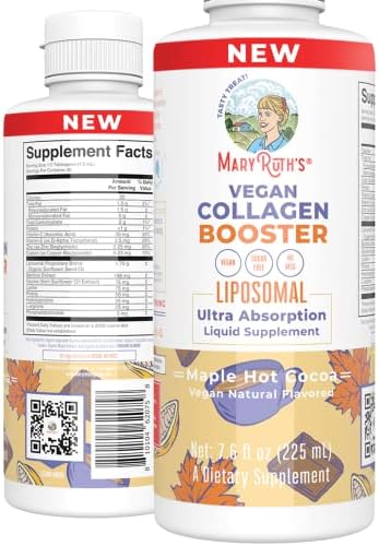 Collagen Booster Liposomal | Sugar Free | Liquid Collagen Booster with Vitamin C, Vitamin E, Zinc, Copper & Silica | Skin Care & Joint Support Supplement | Vegan | Non-GMO | Gluten Free | 7.6 Fl Oz