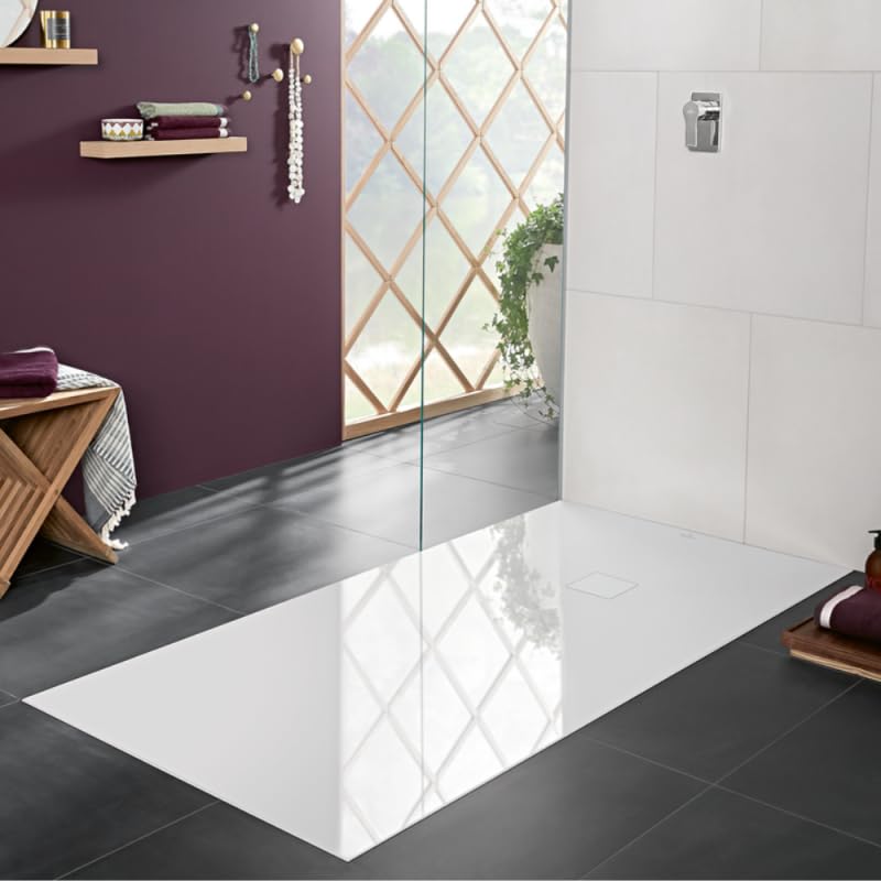 Receveur 100 x 80 VILLEROY ET BOCH Planeo acrylique rectangle blanc