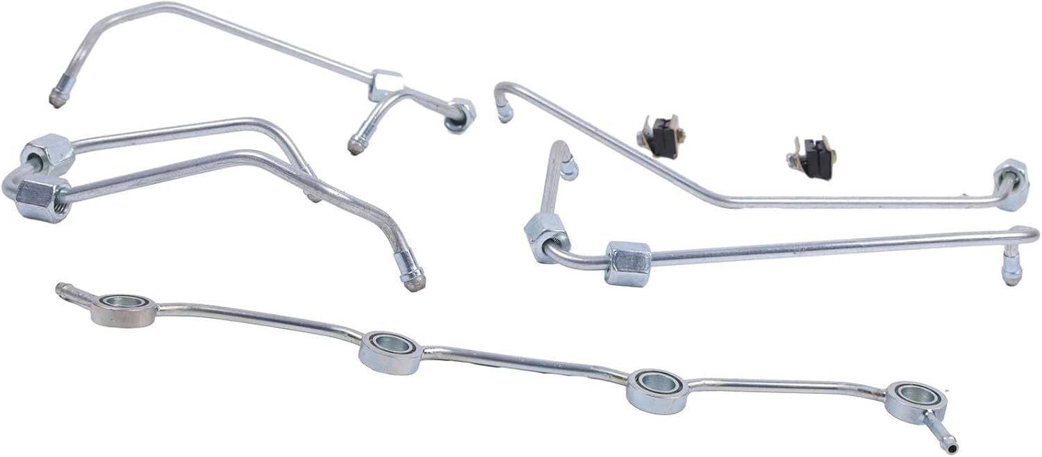 Solarhome New Injector Fuel Pipe Set 19077-53714 19077-53723 9077-53733 19077-53743 Compatible With Kubota V2203 V1903 L3600 L3710 L3940 L4200 L4240L4300 L4310