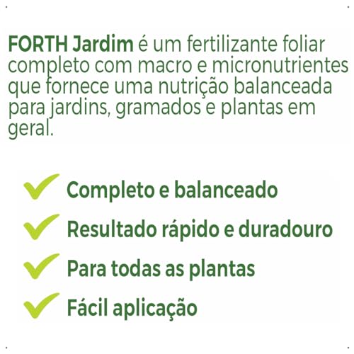 Fertilizante Adubo Forth Jardim Liquido Conc. 60 Ml - Frasco
