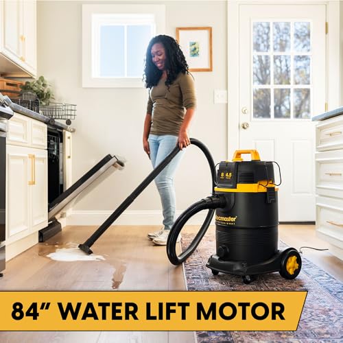 Vacmaster Professional VDK811PW 0201 8 Gallon 4.5 Peak HP Wet/Dry Vac with Self-Cleaning Filter System, 8 Gal, Black by Vacmaster - Image 4