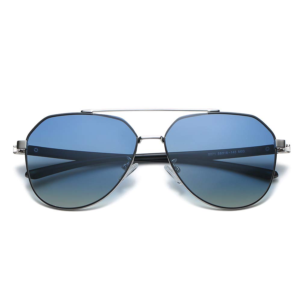 Classic Aviator Polarized Sunglasses for Man/Women UV Protection Fashion Drive Party With Case