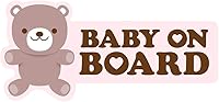 Vista 6 de Oliver's Lables Baby on Board - Calcomanía de vinilo divertida para ventana, resistente al calor, larga duración, impermeable