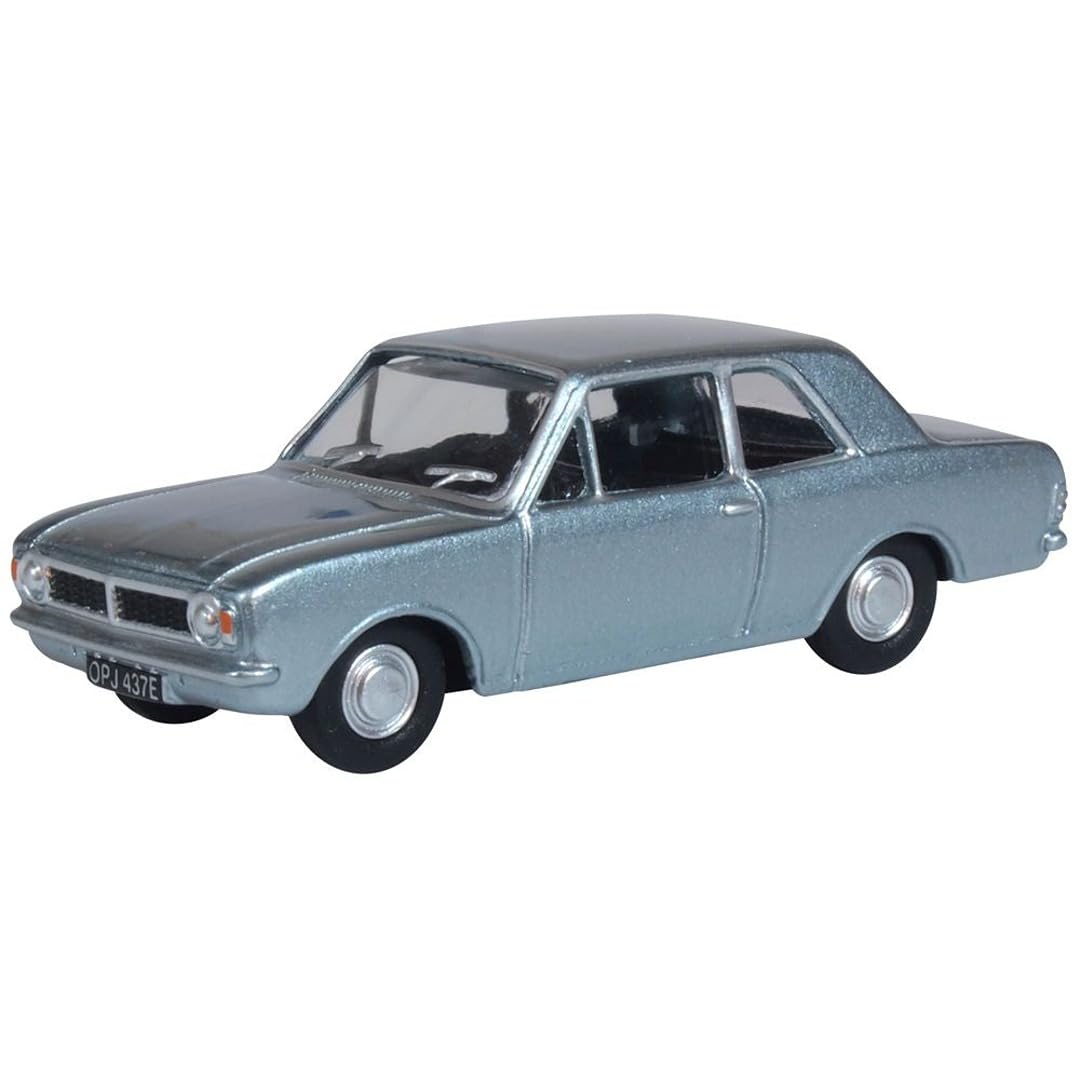 Oxford Diecast 1:76 Ford Cortina MkII Blue Mink Collectable model 76COR2009