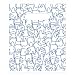Practicon 11096100 Molar Mix-Up Scatter Print Bags, 8" x 10" (Pack of 100)