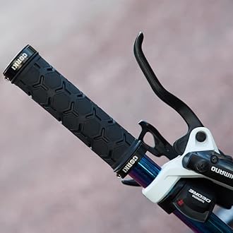 corki Mountain Bike Grips Lock On,Anti-Slip Shock Absorbing Bike Handlebar Grips