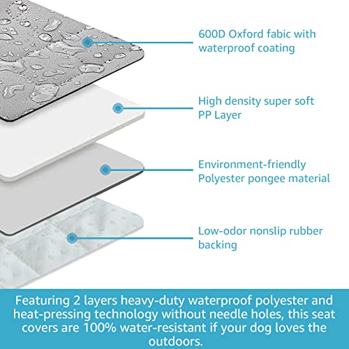 Lassie Xl Dog Seat Covers For Trucks Back Seat, Waterproof And Heavy Duty Bench Seat Cover For Kid, Anti Scratch Pet Backseat Covers For Trucks, Suv & Car #TOP4