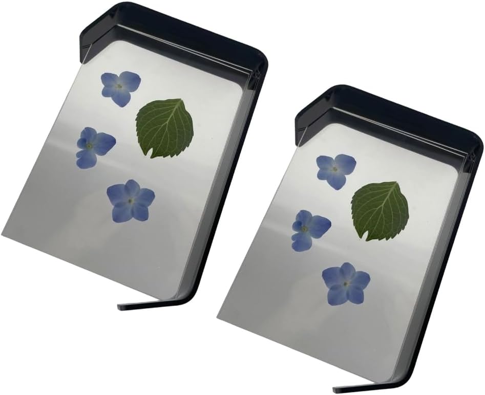 Desktop Creative Leaf Sculpture Plant Flower Specimen Display Stand Photo Frame