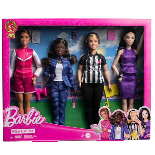 Set de muñecas Barbie Profesionales del Deporte con accesorios miniatura 6