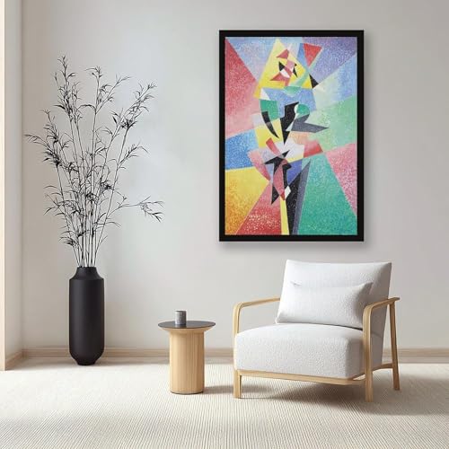 Danseuse Gino Severini Modernisme Toile Tendue Cadre 61x91