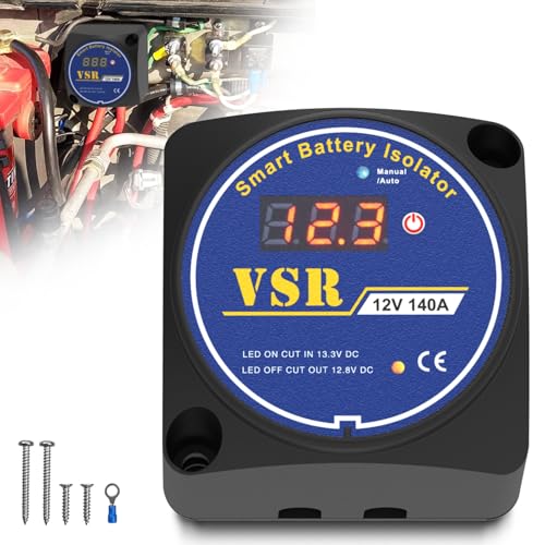 Relais VSR 12 V 140 A pour séparer la batterie de démarrage et préserver l'énergie