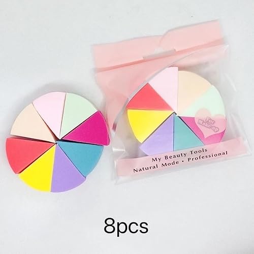 Kit 8 Esponja Para Maquiagem Pizza Queijo Queijinho
