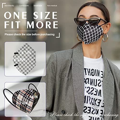 Ahotop LD-201 Kn95 Face Masks With Design, 60 Pack Individually Wrapped, 5 Layer For Adults Women Men thumb #6