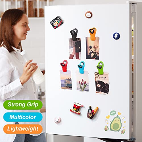 12 Pack Chip Clips Bag Clips, Magnetic Bag Clip for Food Storage Heavy Duty, Plastic Food Clip for Chips, Snack, Kitchen, Refrigerator, Garden, Sewing, Fabric, Clothes Pins - Image 3