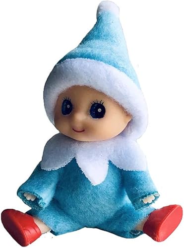 Miniatura 2 de WULEEUPER Muñeca pequeña de elfo bebé  Decoración de elfo en miniatura de Navidad  Regalo para recién nacido  Muñecas de elfo de crecimiento bebé