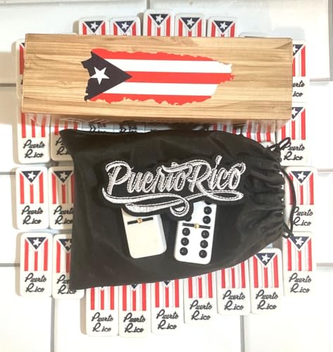 Puerto Rico Dominoes Set Adults Large No Box miniatura 5
