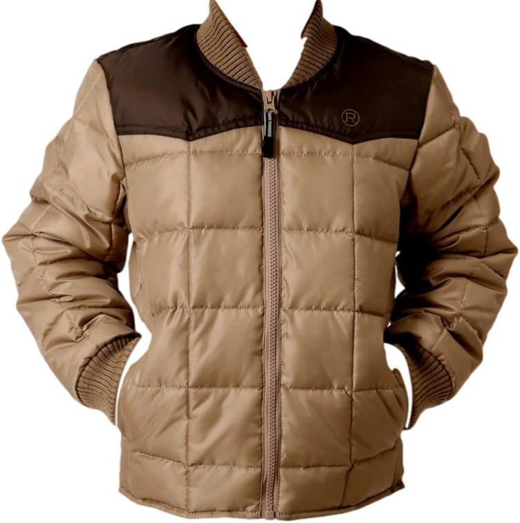 ROPER Western Jacket Boys Quilted Zip S Khaki 03-397-0761-0535 BR