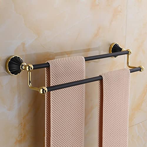 Porte-serviette double mural métallique FBSHAD au design épuré - 7