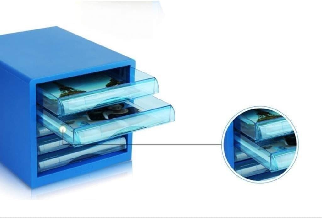 Schedario Desktop Organizzazione di Vari Desktop Schedario in plastica Desktop Schedario Forniture for Ufficio Armadietto di stoccaggio