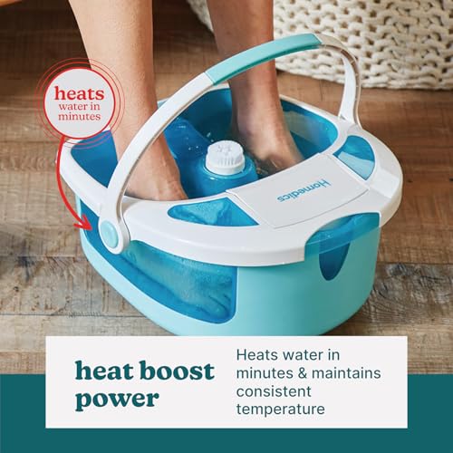 image for HoMedics Shower Bliss Foot Spa, Shower Massage Water Jets, Pedicure Ce