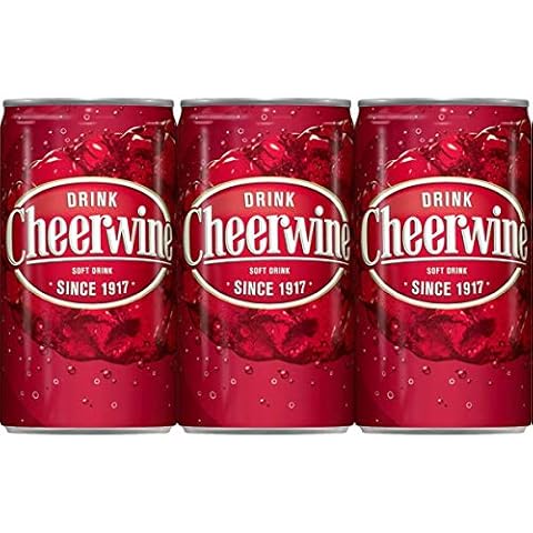 Cheerwine Soft Drink Cherry Soda Pop 6 pack cans 7.5oz Cover