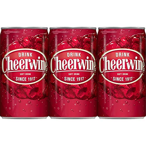 Cheerwine Soft Drink Cherry Soda Pop 6 Pack Cans 7.5Oz #TOP2