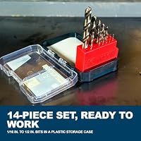 BOSCH CO14B 14-Piece Cobalt Drill Bit Set with Case — image 9