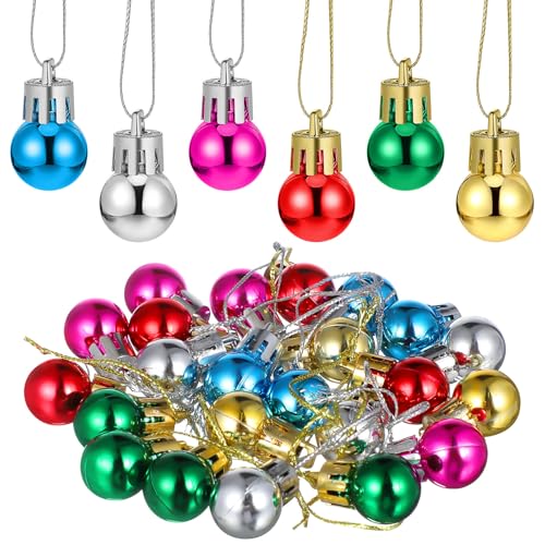 Boules de Noël miniatures légères de 2 cm pour éviter les branches pendantes - 2