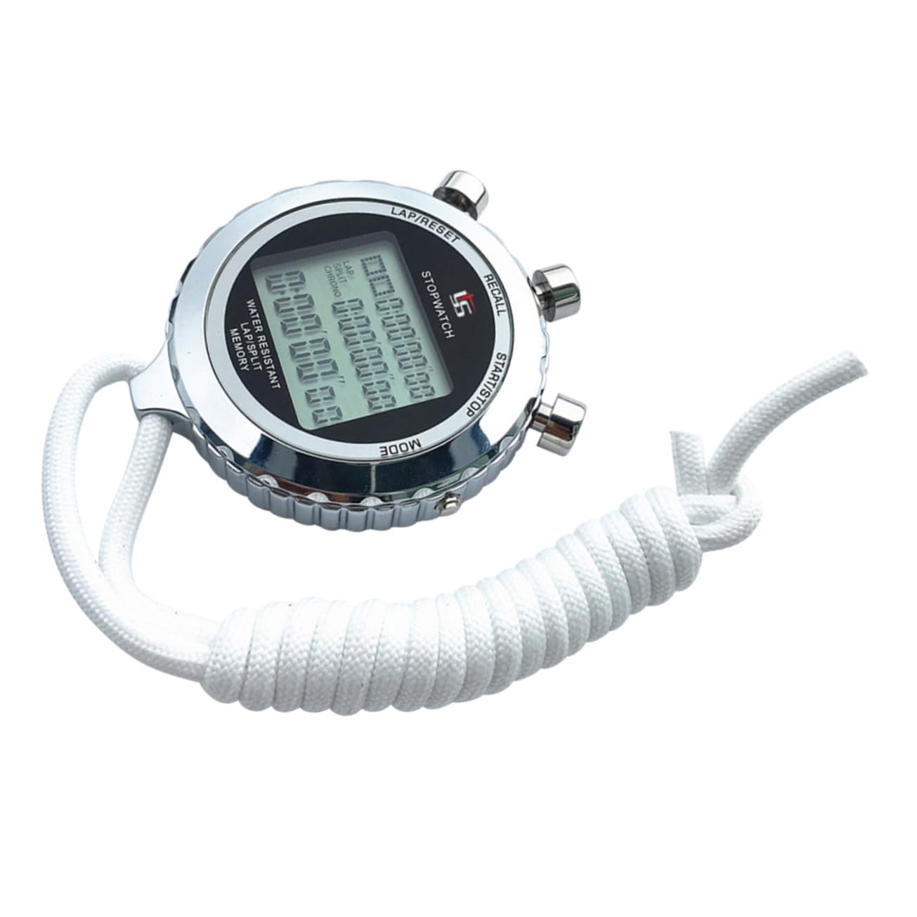 GALPADA Cronometro Professionale Portatile con LCD Righe per Allenamento Sportivo e Quotidiano