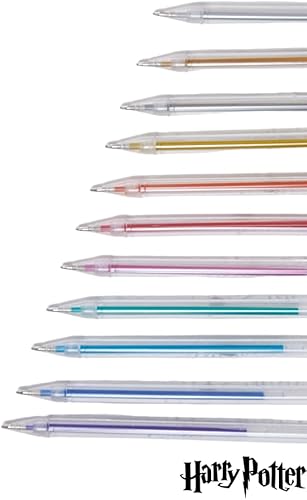 Miniatura 8 de Innovative Designs Harry Potter Wizarding World - Juego de bolígrafos de gel para niños, paquete de 24 con bolígrafos de gel con purpurina, bonitos