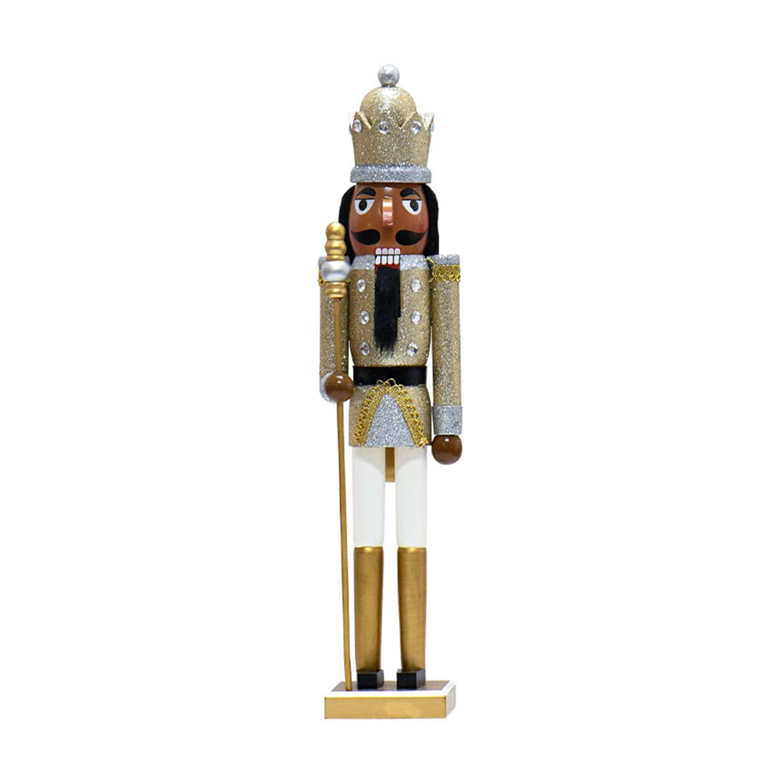 Elnwnnkc Wood Christmas Nutcrackers Ornament Elegant Nutcrackers Soldier Charm Wood Ornament Perfect for Christmas Decorations Soldier Decoration
