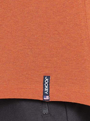 Image of Jockey US54 Men's Super Combed Cotton Rib Square Neckline Gym Vest with Back Panel Graphic Print (Shoulder Starp Color May Vary)