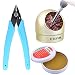 ETEPON 3-In-1 Soldering Tool Accessories with 170II Wire Flush Cutter Pliers, Rosin Solder Flux Paste, Welding Tip Cleaner (Pack of 3)