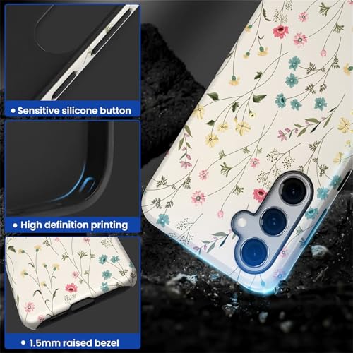 Coque Samsung S24 Plus hybride double couche antichoc fleur - 3