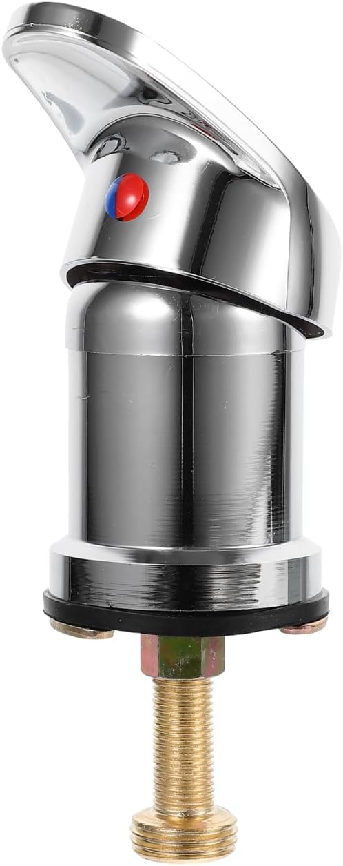 Beaupretty Professional Hair Salon Faucet Hot Cold Water Mixing Valve Tap for Shampoo Bed and Salon Sink Easy Installation Durable 5.31X3.34X1.85 Inch
